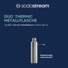Sodastream Metallflasche DUO Thermic 0,8L, 1er-Pack Isolierflasche Thermoflasche Trinkflasche Bild 2