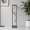 DanDiBo Weinregal Metall Schwarz Flaschenregal stehend 100 cm Flaschenständer Rico für 28 Flaschen Bild 4