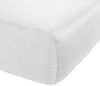 Bettwaesche-mit-Stil Mako-Satin Spannbettlaken weiß 90x200cm Höhe 21-30cm Bild 2