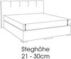 Bettwaesche-mit-Stil Mako-Satin Spannbettlaken weiß 90x200cm Höhe 21-30cm Bild 4