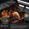 Kesser® Sonnenschirm LED Solar mit Abdeckung, Polyester / Aluminium anthrazit, Ø 350cm Bild 5