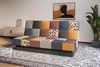 MOEBLO Schlafsofa CYPRUS Patchwork, – Sofa Kippsofa Klappsofa Click-Clack Couch für Wohnzimmer Federkern Sofagarnitur Polstersofa, mit Bettkasten und Schlaffunktion (BxHxT): 192x85x92 cm Bild 4