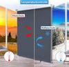 Homland Klemmfix Rollo Verdunkelung Thermorollo ohne Bohren Dunkelblau 45x170 cm (BxH), Verdunklungsrollo Wandmontage & Deckenmontag, Sichtschutz & Sonnenschutz für Fenster und Tür Bild 2
