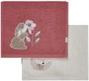 Sterntaler Kinderhandtuch 2er Pack Hase Hanni – 50x30cm - Handtücher Set aus saugfähiger Baumwolle, weich & hautfreundlich – Mädchen Handtücher mit schönen Webkanten und süßer Applikation, perlrosa Bild 2