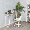 MEUBLE COSY Faltbar Tisch Schreibtisch Kleiner Klappbar Computertisch Laptoptisch fürs Büro, Wohnzimmer, Homeoffice, Einfacher Aufbau, Skandinavisch-Design, Eiche Bild 2