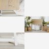 MEUBLE COSY Faltbar Tisch Schreibtisch Kleiner Klappbar Computertisch Laptoptisch fürs Büro, Wohnzimmer, Homeoffice, Einfacher Aufbau, Skandinavisch-Design, Eiche Bild 5