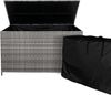 Rattan Kissenbox - Grau Bild 1