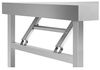 Royal Catering Arbeitstisch 60 x 100cm Edelstahltisch Klapptisch höhenverstellbar 200 kg Edelstahl, verschiedene Größen Bild 3