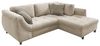 Polsterecke >Allin< Bettfunktion, beige / grau-braun, Cord - 250x66x190cm (BxHxT) Bild 3