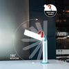 daylight Twist 2 GO - Tragbare, leichte Schreibtischlampe faltbar mit Akku - E35090 - Dimmbar und der Akku hält 8 Stunden - LED-Leselampe - Tageslichtlampe - Energieeffizient - Design - Weiß Bild 5