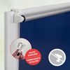 Lichtblick Sonnenschutzsysteme GmbH Thermo-Rollo Vancouver 95 cm x 150 cm (BxL) Blau Verdunkelnd & Thermofunktion; Klemm- und schraubbar; Energiesparend Bild 4