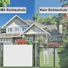 AXT SHADE Balkon Sichtschutz Wetterfest 100x600 cm Balkonverkleidung Balkonabdeckung Balkonbespannung Blickdichte Windschutz und UV-Schutz mit Kabelbinder für Balkongeländer-Weiß Bild 5
