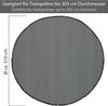 ONVAYA® Trampolin Sonnensegel in Anthrazit | Neues Modell | Reißfest und luftdurchlässig | Schutz vor UV- Strahlung und Witterung | Trampolin Abdeckung Ø 305 | Aus 100 % HDPE Kunststoff-Gewebe Bild 2