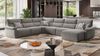 Sofanella Merida Wohnlandschaft Polsterecke Stoffsofa Sofa in Hellgrau Bild 2
