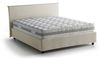 Talamo Italia - Doppelbett Beata, Bettkasten aus Stoff, Öffnung vorne, inklusive Matratze 140x190 cm, 100 % Made in Italy, Beige Bild 3