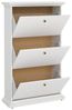 Dmora Schuhschrank, Farbe: Weiß, 77,8 x 127,8 x 27,45 cm Bild 5