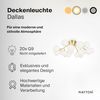 Maytoni Deckenleuchte Dallas 20-flammig gold mattweiss Bild 2