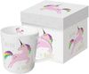 PPD Trend Mug White Unicorn Pink, in Geschenkbox, Tasse, Teetasse, Kaffee Becher, 350 ml, 603260 Bild 2