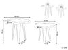 Beistelltisch Holz dunkelbraun 2er Set CAMROSE Bild 3