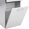 Hochschrank >Carrie< in Weiß Glanz aus Glas - 50x185,5x33cm (BxHxT) Bild 5