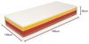 miasuite i sogni italiani Matratze 140x190 Höhe 25 cm - Mehrschichtige, Memory, Medizinprodukt | Top Air Relaxa Bild 2