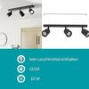Eglo Leuchten 3er Spot Camaldoli schwarz 52 x 12 cm Bild 4