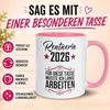 Momentals Tasse Rentnerin 2026 – „Für die musste ich lange arbeiten“ – Rente Frau, Gratis Versand · Links-&Rechtshänder · Spülmaschinenfest Bild 2