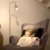 Qazqa Stehlampe Java, ohne Leuchtmittel, Warmweiß, QAZQA Stehlampe, gu10, Gold, Stahl, Modern Bild 2