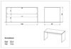Amazon Marke - Alkove Schreibtisch Mantua, ideal für Home Office, in Kaschmir/Nussbaum-Nachbildung, 158 x 75 x 79 cm (BxHxT) Bild 3