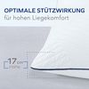 MLILY Kopfkissen 40x80cm, Rückenschläfer, Seitenschläfer, Bauchlage, Bezug aus 100% recyceltem Seaqual-Garn Bild 2