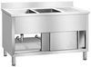 Royal Catering Spülenschrank Spülschrank Edelstahl Doppel Küchenspüle Edelstahlspültisch Spüle Bild 3