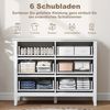 HOMCOM Kommode (Sideboard mit 6 Schubladen, 1 St, Moderner Aufbewahrungsschrank), Breite 100 cm Bild 4