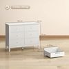 HOMCOM Kommode (Sideboard mit 6 Schubladen, 1 St, Moderner Aufbewahrungsschrank), Breite 100 cm Bild 3