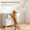 HOMCOM Kommode (Sideboard mit 6 Schubladen, 1 St, Moderner Aufbewahrungsschrank), Breite 100 cm Bild 5
