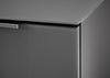 Stella Trading Kommode SANTORIN Anthrazit mit Glasfront, 90 x 99 x 40 cm (B/H/T), Holzwerkstoff Bild 4