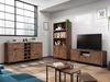 Sideboard Pinie massiv 160cm braun Sydney von massivum mit Flaschenregal Schubladen Türen Landhausstil Wohnzimmer Esszimmer Bild 2