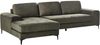 Ecksofa 4-Sitzer KIRUNA Samtstoff Dunkelgrün rechtsseitig Bild 4