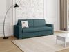 Vente-unique - CALITO Sofa Stoff Blau - B 223 cm94 cm x H 99 cm x L 216 cm Bild 2