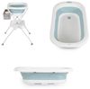 Cangaroo Babywanne Wickeltisch Como 2 in 1 faltbar, Wickelauflage, Zubehörfach blau Bild 5