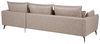 Ecksofa GALLO Stoff Hellbraun Linksseitig Bild 5