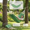 10T Devellin XL Hängematte 1 Mann Tuchhängematte 100% Baumwolle 220x110 inkl. Befestigung Bild 2