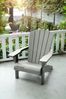 Keter 'Troy' Adirondack-Stuhl, Kunststoff, 81 x 96,5 x 93 cm, Hellgrau Bild 4