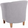 Livia Sessel Veloursstoff Silber Buche Natur Bild 3