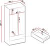 Kleiderschrank Sigma 2D2S SG02 (Farbe: Cashmere) Bild 2