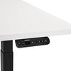Höhenverstellbarer Schreibtisch Elektrisch Weiß DESTINES Bild 5