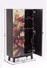 Kare Design Schrank Fleur, farbenfroher Hochschrank mit 2 Türen und Blumenmotiv, moderne Hochkommode Massivholz, einzigartiger kleiner Kleiderschrank, (H/B/T) 140 x 76 x 30 cm Bild 3