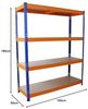 Monster Racking S-Rax Lagerregal 150cm L x 50cm B Bild 2