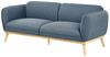 Sofa 3-Sitzer LJUNG Stoff Blau Bild 4