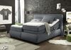 Boxspringbett >EVOLUTION< Liegefläche 160x200cm, Motor, Bezug anthrazit - 190x122x220 (BxHxT) Bild 2