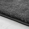 Paco Home Waschbarer Teppich Wohnzimmer Schlafzimmer Kurzflor rutschfest Flauschig Weich Moderne Einfarbige Muster, Grösse:120 cm Rund, Farbe:Anthrazit Bild 2